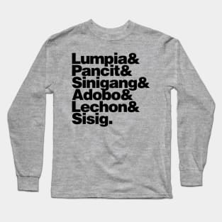 Filipino Foodie Long Sleeve T-Shirt